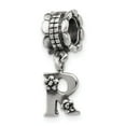 thumbnail image 1 of Sterling Silver Reflections Letter R Dangle Bead Charm - Measures 18.18x6.36mm Wide, 1 of 2