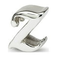 thumbnail image 1 of Sterling Silver Reflections Letter Z Script Bead Charm - Measures 8.18x8.18mm Wide, 1 of 2