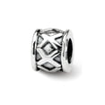 thumbnail image 1 of Sterling Silver Reflections SimStars X Bali Bead Charm - Measures 8.18x5.45mm Wide, 1 of 2