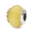 thumbnail image 1 of Sterling Silver Reflections Yellow Quartz Stone Bead Charm - Measures 12.73x10.91mm Wide, 1 of 2