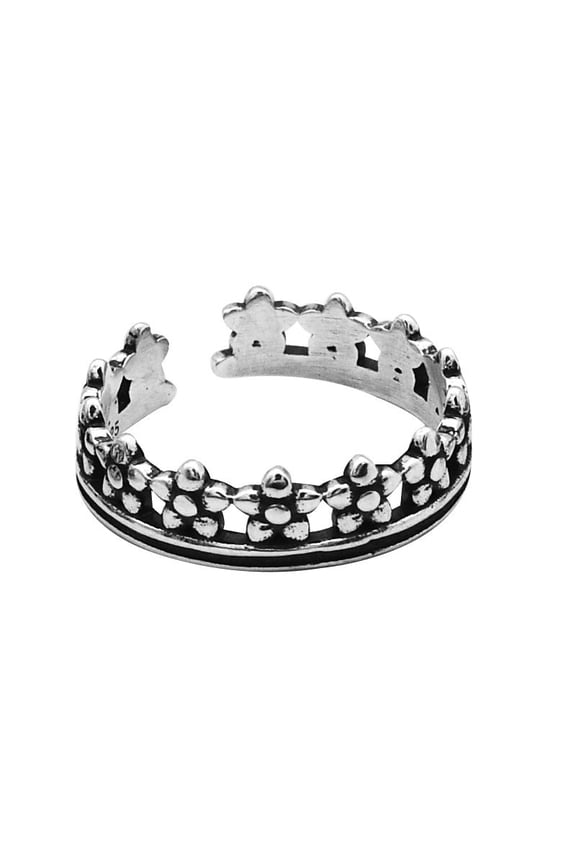 Womens 925 Silver Ring Retro Plum Blossom Floral Lightweight Jewelry Summer Fashion Accessories Blossom Floral
