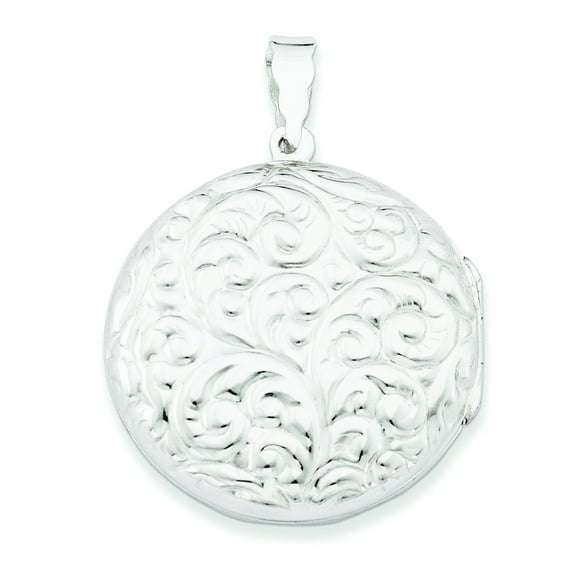 Sterling Silver Reversible Locket QLS227