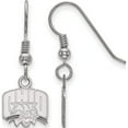 thumbnail image 1 of Sterling Silver Rh-Plated Logoart Ohio University Xs Dangle Earrings (29 X 11) Made In United States ss005ou, 1 of 5