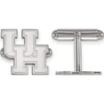 thumbnail image 1 of Sterling Silver Rh-Plated Logoart University Of Houston Cuff Link (16 X 16) Made In United States ss010uho, 1 of 5