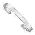 thumbnail image 1 of Sterling Silver Rhod. Plated Rhodium Plated Polished Cuff Bangle, 1 of 3