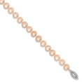 thumbnail image 1 of Sterling Silver Rhod-plated 6-7mm Pink FreshwaterC Pearl Necklace, 1 of 1