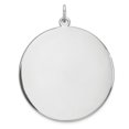 thumbnail image 1 of Sterling Silver Rhod-plated Eng. Rnd Polish Front/Back Disc Charm QM375/35P, 1 of 4