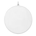 thumbnail image 1 of Sterling Silver Rhod-plated Eng. Rnd Polish Front/Back Disc Charm, 1 of 3