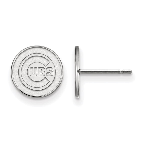 Women's Chicago Cubs Sterling Silver XS Post Earrings