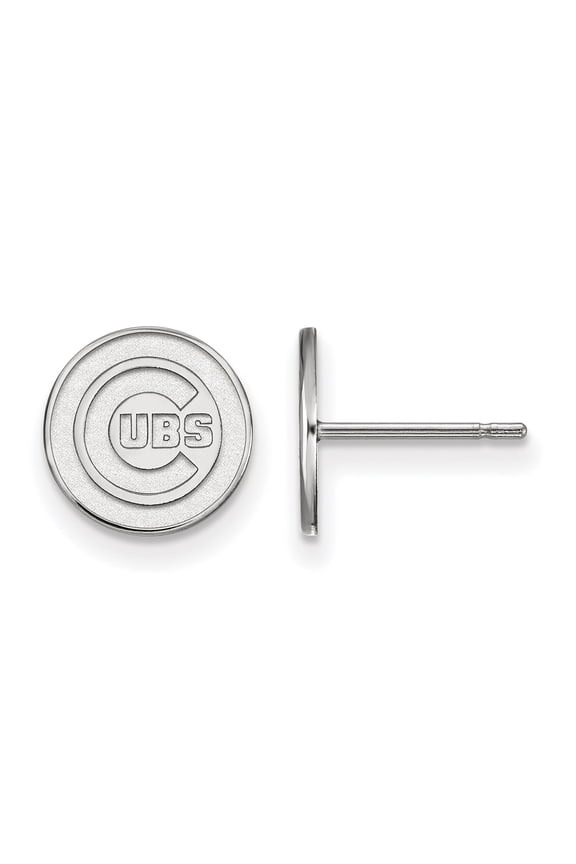 Women's Chicago Cubs Sterling Silver XS Post Earrings