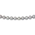 thumbnail image 1 of Sterling Silver Rhodium 8-9mm Grey Fwc Pearl Necklace Made In Canada qh5163-24, 1 of 6