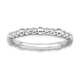 thumbnail image 1 of Sterling Silver Rhodium Cable Ring, 1 of 5