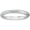 thumbnail image 1 of Sterling Silver Rhodium Cable Ring, 1 of 6