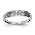 thumbnail image 1 of Sterling Silver Rhodium Diam. Band Ring, 1 of 1