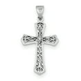 thumbnail image 1 of Sterling Silver Rhodium Diamond Cross Pendant, 1 of 1
