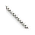 thumbnail image 1 of Sterling Silver Rhodium-Plated 1.4 mm 36 in. Box Chain, 1 of 1