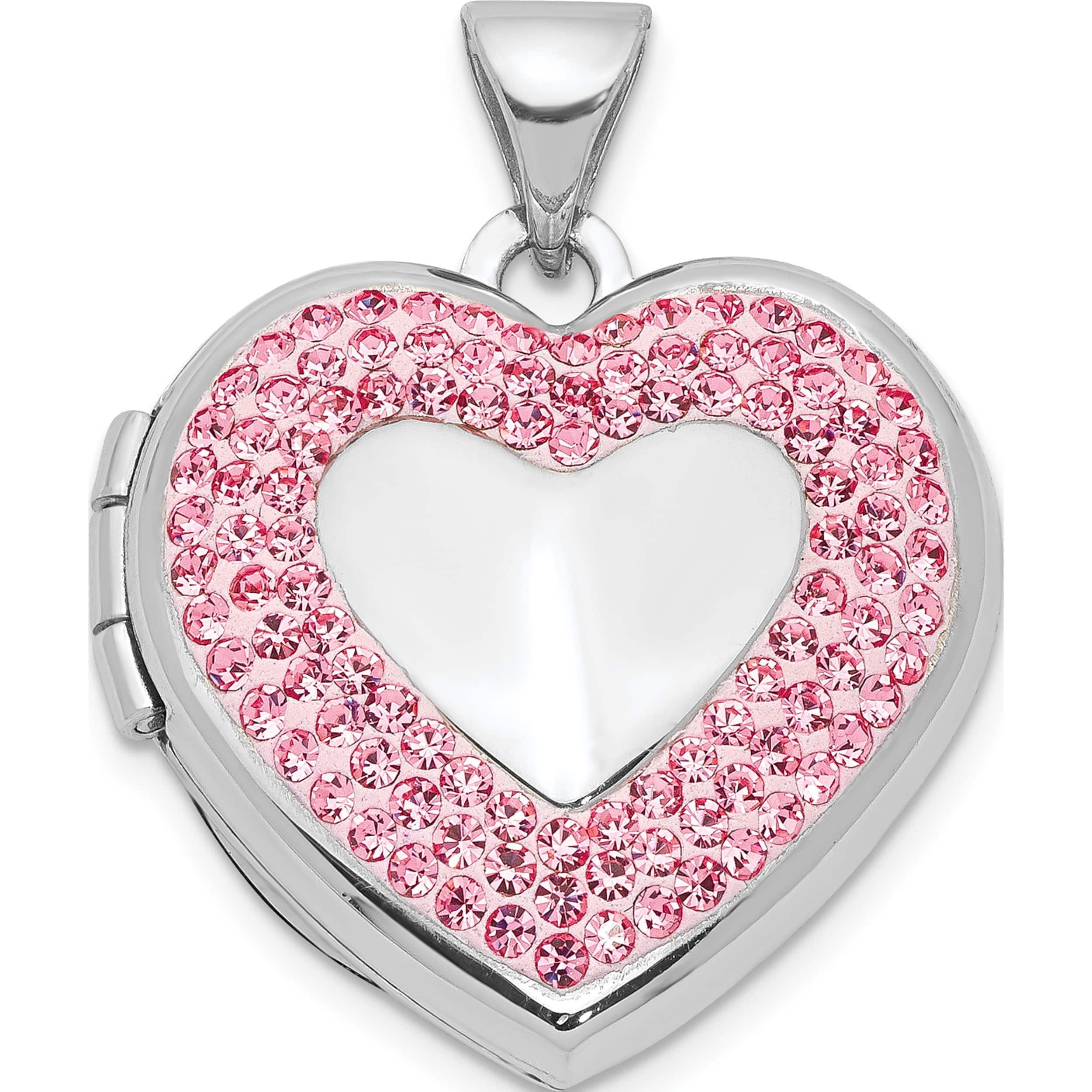 Crystal heart deals locket