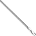 thumbnail image 1 of Sterling Silver Rhodium-Plated 3mm Corona Chain Bracelet (7.5 X 3) Made In Italy qg4858-7.5, 1 of 6