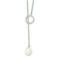 thumbnail image 1 of Sterling Silver Rhodium-Plated 7-8mm White Fwc Pearl Toggle Necklace (19.5 X 8) Made In China qg4145-19.5, 1 of 5
