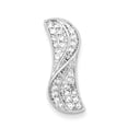 thumbnail image 1 of Sterling Silver Rhodium Plated CZ Slide, 1 of 1