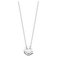 thumbnail image 1 of Sterling Silver Rhodium Plated Cheeky Smiley Face Adjustable Necklace - 1.6 Grams - 18 Inch, 1 of 3