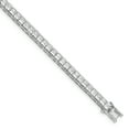 thumbnail image 1 of Sterling Silver Rhodium Plated Cubic Zirconia Bracelet, 1 of 1