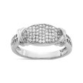 thumbnail image 1 of Sterling Silver Rhodium-Plated Cz Ring (Size 8) Made In China qr6724-8, 1 of 4