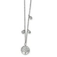 thumbnail image 1 of Sterling Silver Rhodium-Plated Cz With Tree 1In Ext. Necklace Made In China qg4465-16.5, 1 of 1