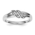 thumbnail image 1 of Sterling Silver Rhodium Plated Diamond Ring, 1 of 1