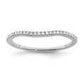 thumbnail image 1 of Sterling Silver Rhodium Plated Diamond Wrap Ring QR4789, 1 of 2