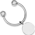 thumbnail image 1 of Sterling Silver Rhodium Plated Key Chain Made In Italy qq540, 1 of 5