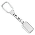 thumbnail image 1 of Sterling Silver Rhodium Plated Key Chain - Size 11, 1 of 2