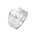 thumbnail image 1 of Sterling Silver Rhodium Plated Ladies Open Center Ring, 1 of 4