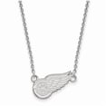 thumbnail image 1 of Sterling Silver Rhodium Plated NHL Detroit Red Wings Small Necklace, 18 Inch, 1 of 5