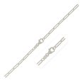 thumbnail image 1 of Sterling Silver Rhodium Plated Paperclip Chain (2.5 mm) Size 20 inches, 1 of 2