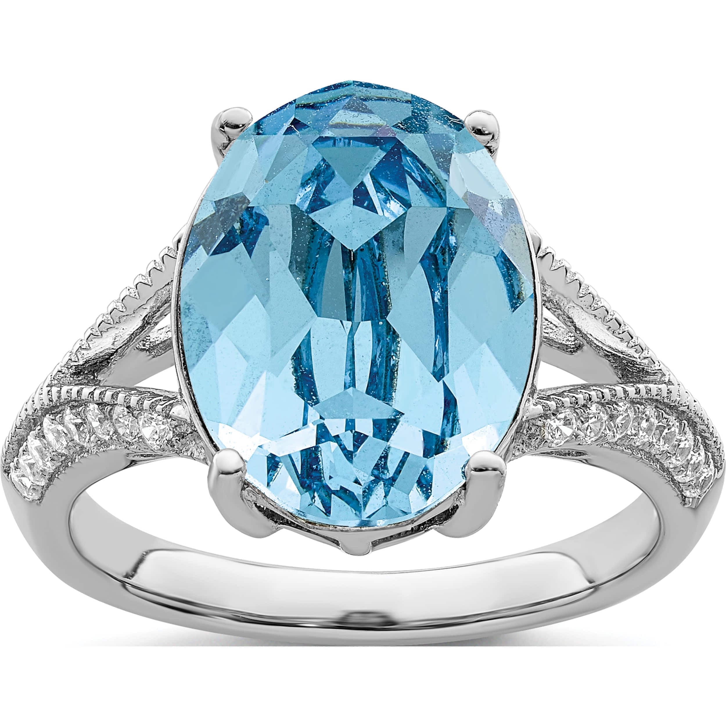 Aquamarine ring, Gold ring, Engagement ring, march birthstone – Avnis