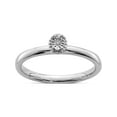 thumbnail image 1 of Sterling Silver Rhodium Plated Polished Diamond Ring (Size 6) Made In China qr6792-6, 1 of 2