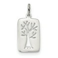 thumbnail image 1 of Sterling Silver Rhodium-Plated Polished Tree Cut-Out Charm (26.9 X 12.3) Made In India qp4902, 1 of 5