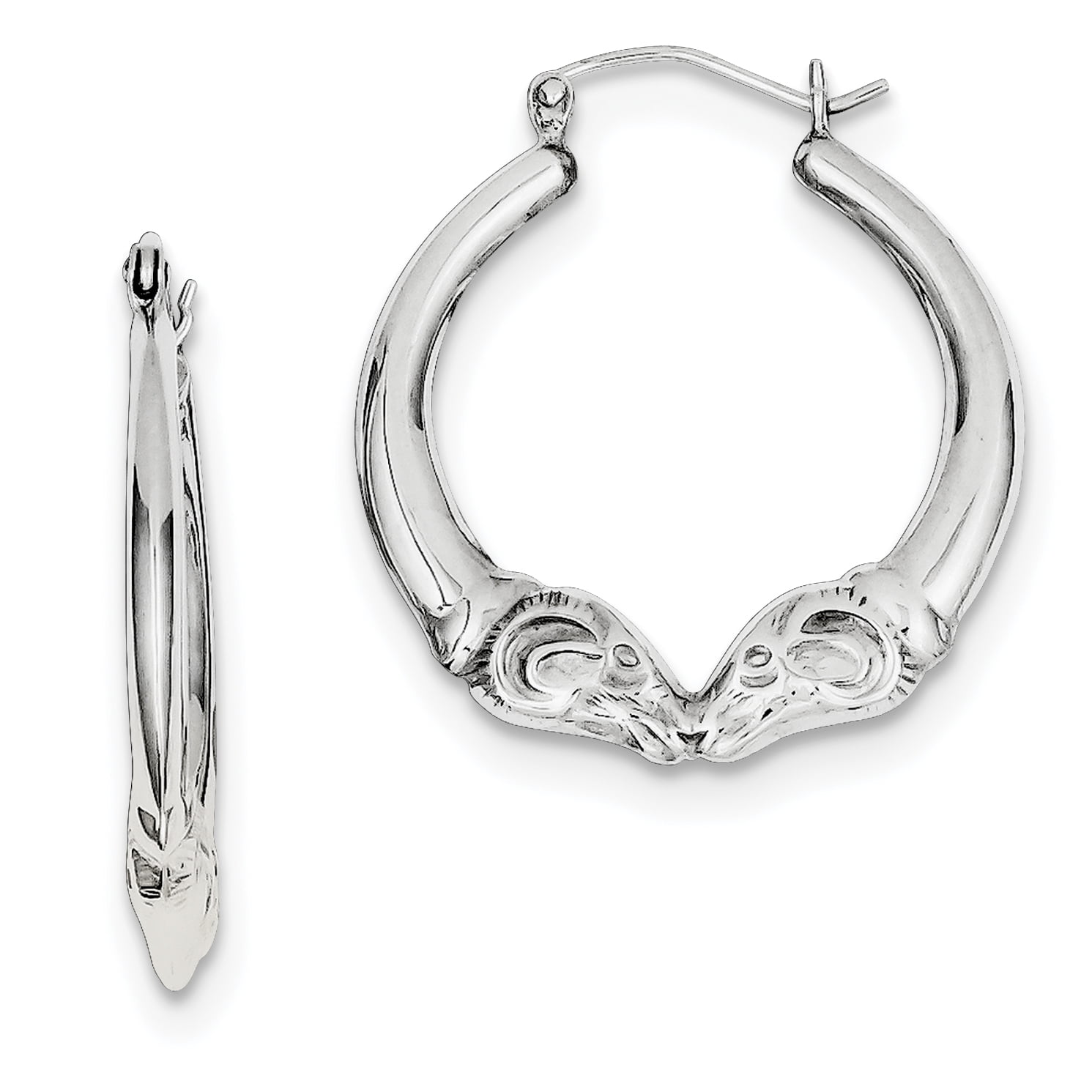 Rams head deals earrings