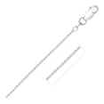 thumbnail image 1 of Sterling Silver Rhodium Plated Round Cable Chain 2.1 mm Size 20 inches, 1 of 2