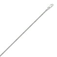 thumbnail image 1 of Sterling Silver Rhodium Plated Square Wheat Chain Necklace Lobster Claw Closure - 20 Inch, 1 of 3