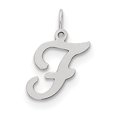 thumbnail image 1 of Sterling Silver Rhodium-Plated Stamped Letter F Initial Charm Made In United States qc4163f, 1 of 2