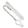 thumbnail image 1 of Sterling Silver Rhodium Plated Tie Clip QQQ529, 1 of 2