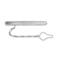 thumbnail image 1 of Sterling Silver Rhodium Plated Tie Clip, 1 of 2