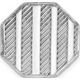 thumbnail image 1 of Sterling Silver Rhodium-Plated Tie Tac (12 X 12) Made In United States qq197, 1 of 5