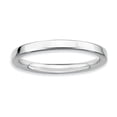 thumbnail image 1 of Sterling Silver Rhodium Polished Ring, 1 of 6
