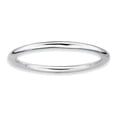 thumbnail image 1 of Sterling Silver Rhodium Polished Ring, 1 of 5