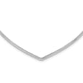 thumbnail image 1 of Sterling Silver Rhodium- Polished V Cuff 13.5 in. Necklace, 1 of 1