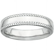 JEWELRYPOT Sterling Silver Rhodium Ring