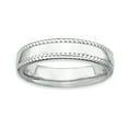 thumbnail image 1 of Sterling Silver Rhodium Ring, 1 of 5